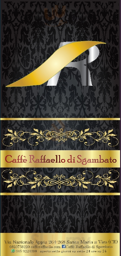 Caffè Raffaello Santa Maria A Vico menù 1 pagina
