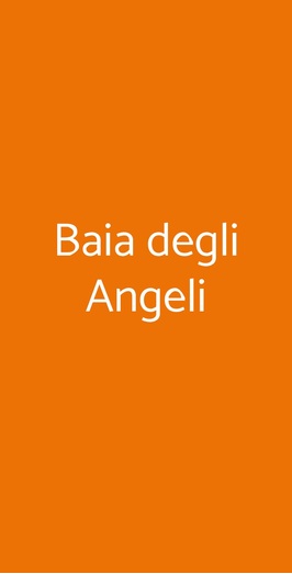 Baia Degli Angeli, Genova