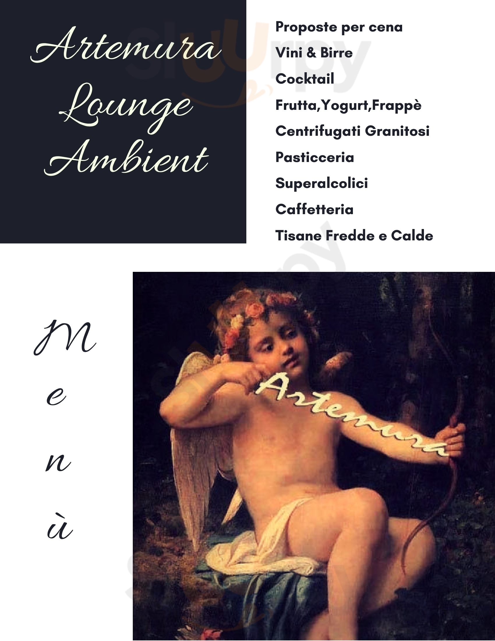 Artemura Lounge Ambient Altamura menù 1 pagina