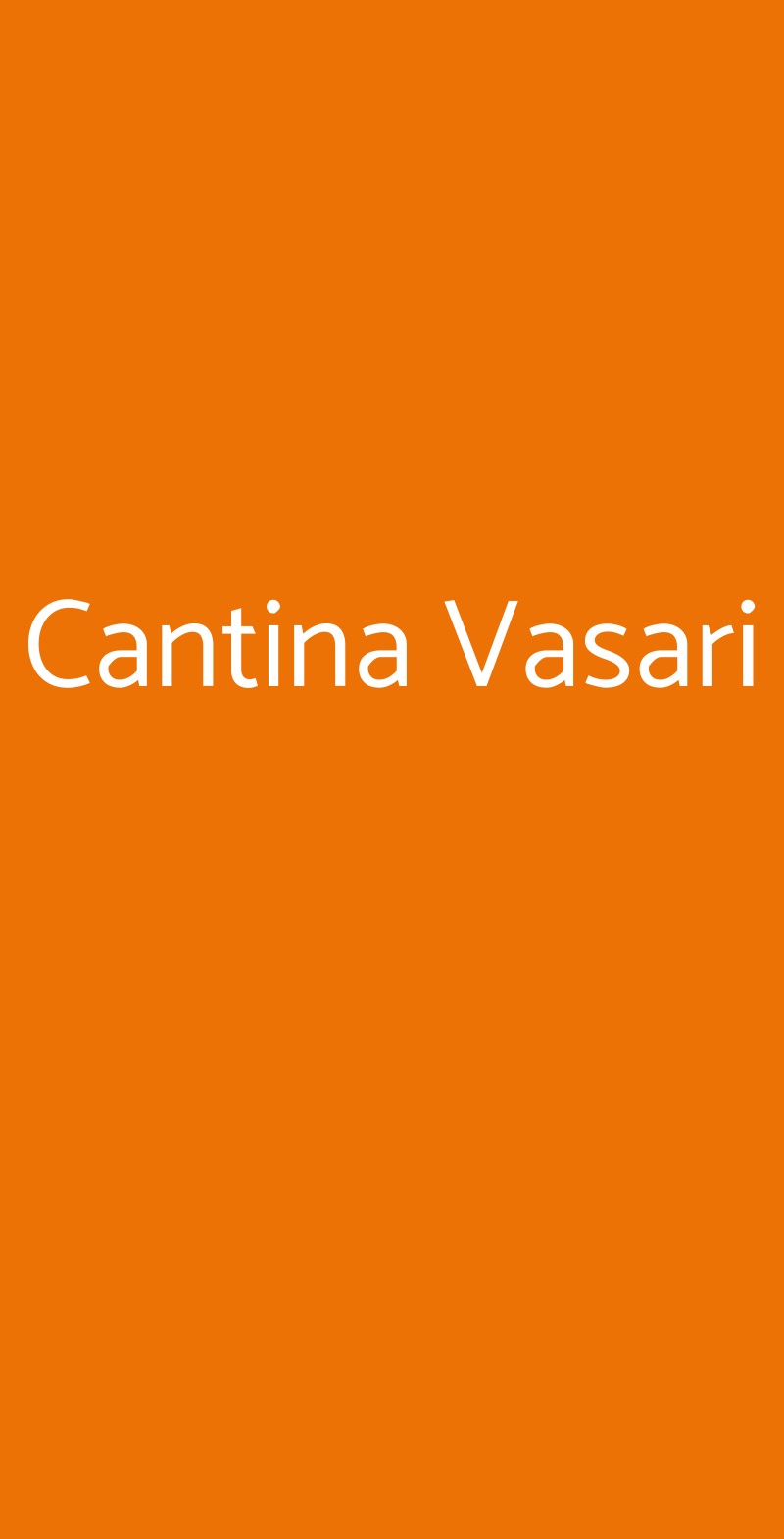 Cantina Vasari Pisa menù 1 pagina