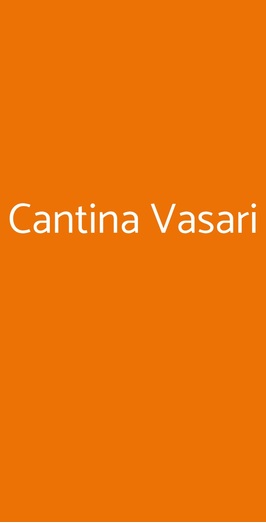 Cantina Vasari, Pisa