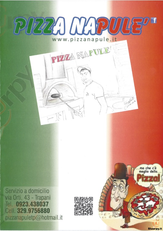 PIZZA NAPULE' Trapani menù 1 pagina