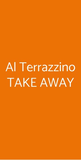 Al Terrazzino Take Away, Giovinazzo