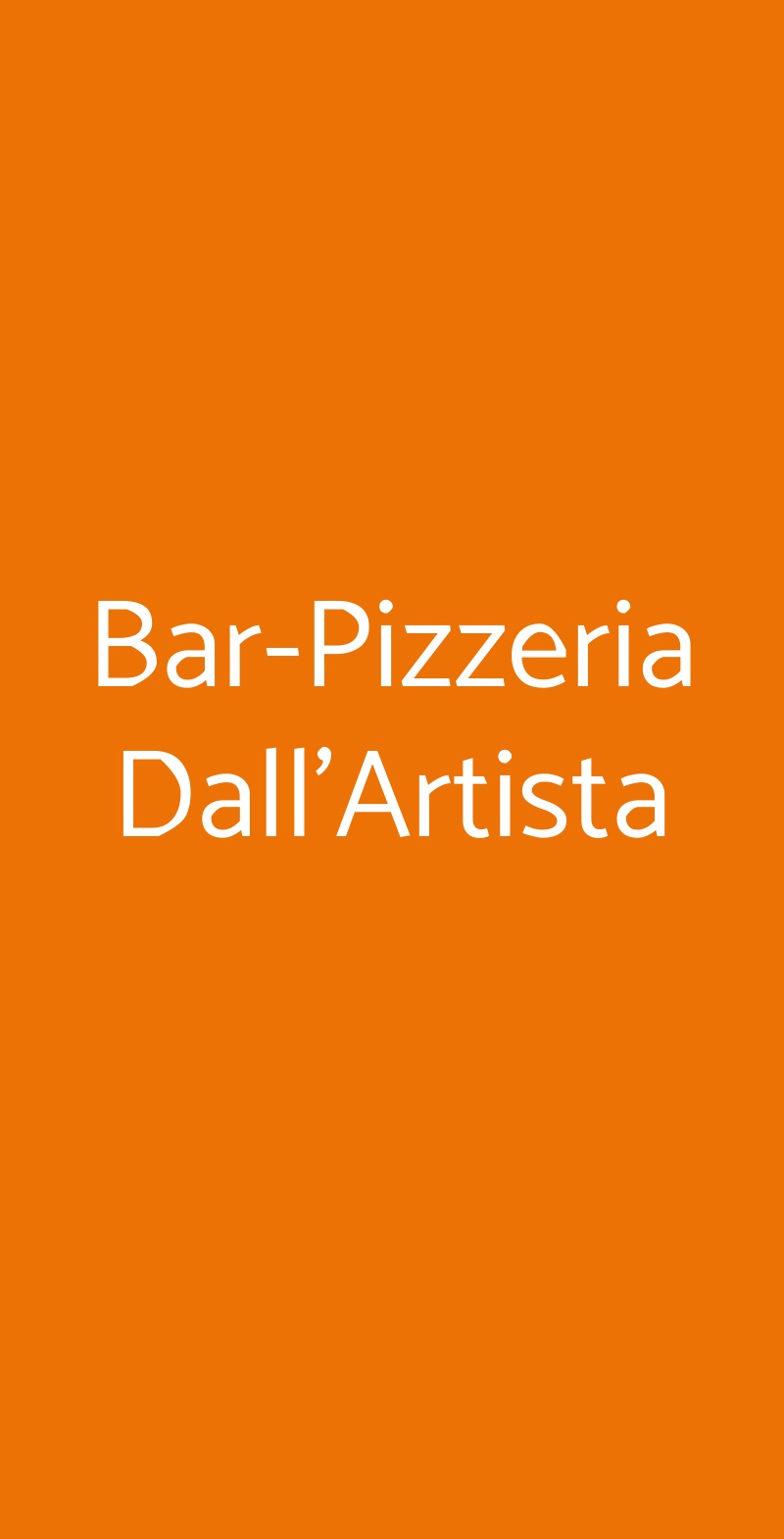 Bar-pizzeria Dall'artista, Jerago con Orago