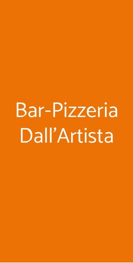 Bar-pizzeria Dall'artista, Jerago con Orago
