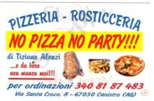 No Pizza No Party, Canistro