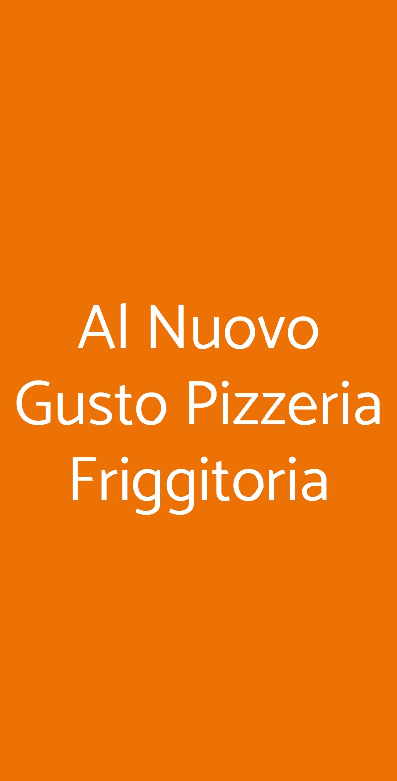 Al Nuovo Gusto Pizzeria Friggitoria Bari menù 1 pagina