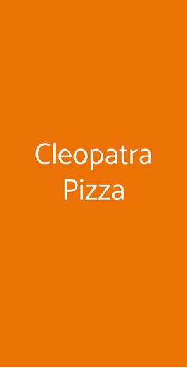 Cleopatra Pizza, Venegono Superiore
