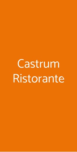 Castrum Ristorante, San Pietro in Cariano