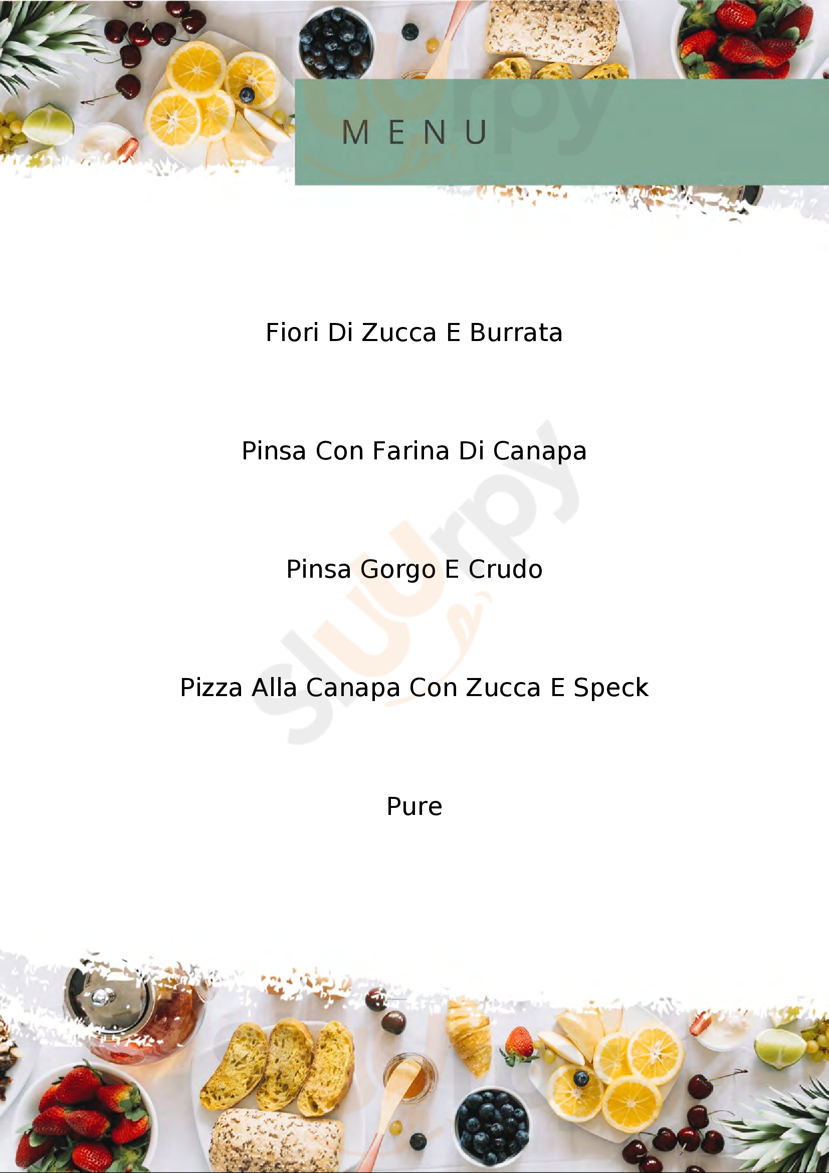 Dal Mori Pizza&Food Caselle di Sommacampagna menù 1 pagina