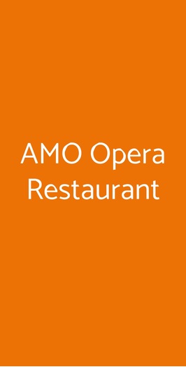 Amo Opera Restaurant, Verona
