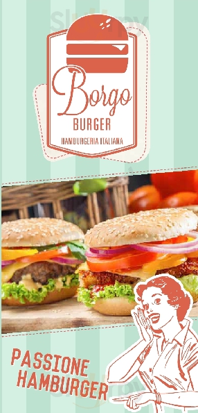 Borgo Burger Isola della Scala menù 1 pagina