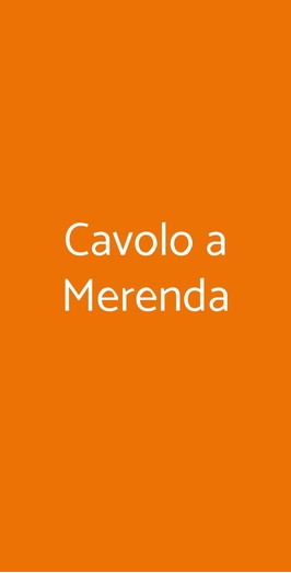 Cavolo A Merenda, Caselle di Sommacampagna