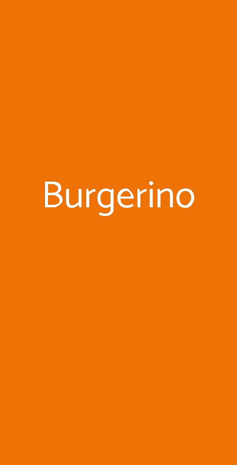 Burgerino Verona menù 1 pagina