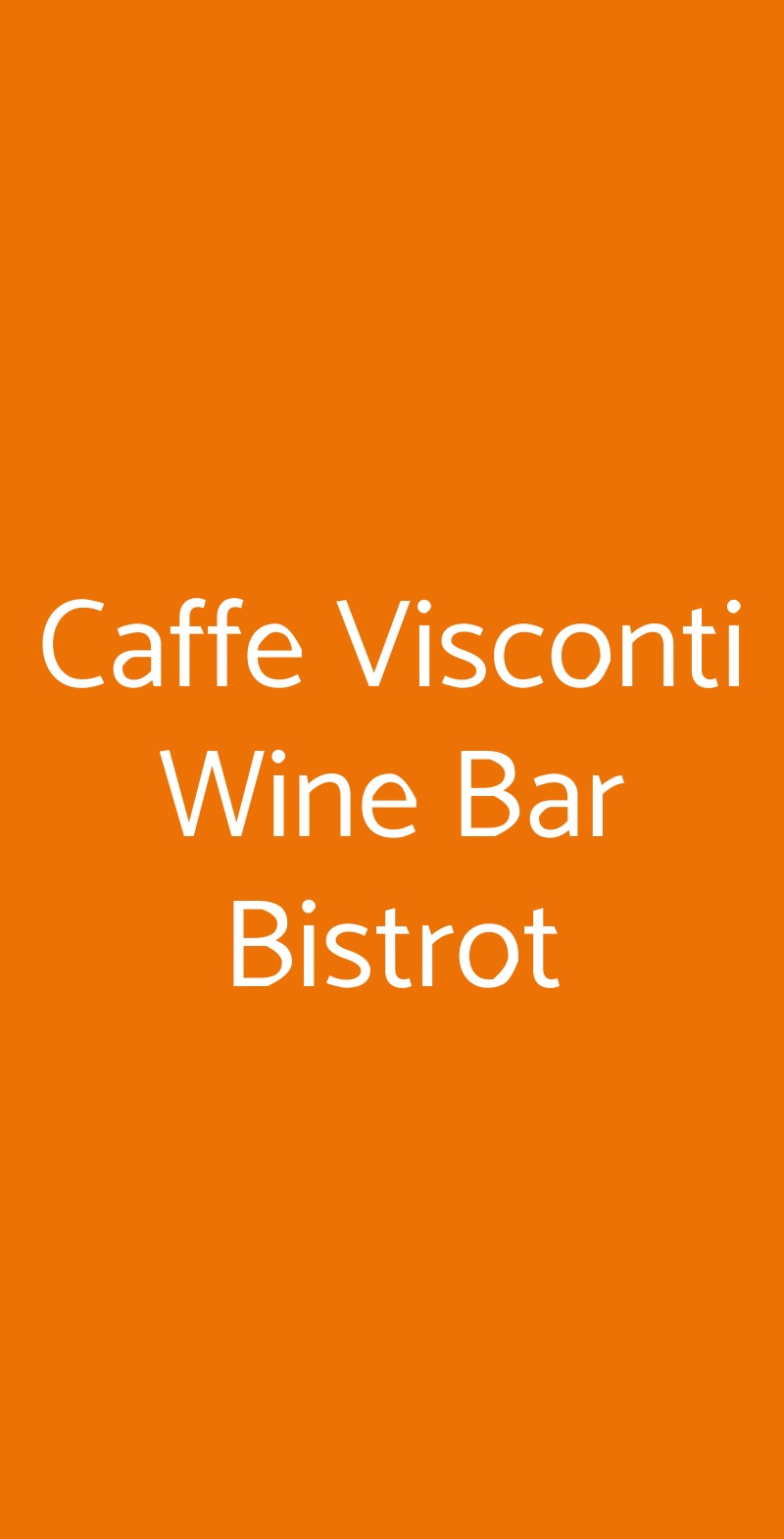 Caffe Visconti Wine Bar Bistrot Valeggio Sul Mincio menù 1 pagina