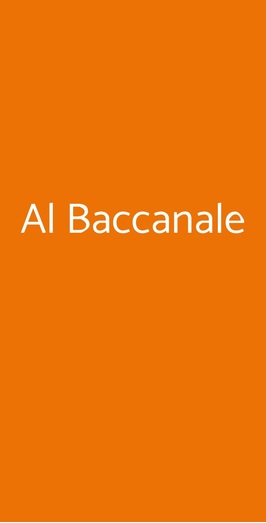 Al Baccanale, Piombino