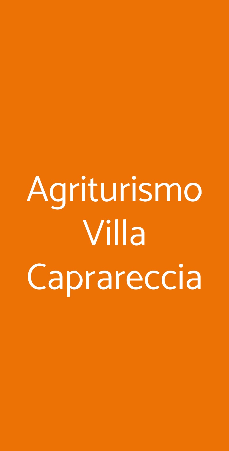 Agriturismo Villa Caprareccia Bibbona menù 1 pagina