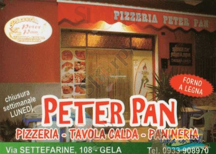 PETER PAN Gela menù 1 pagina