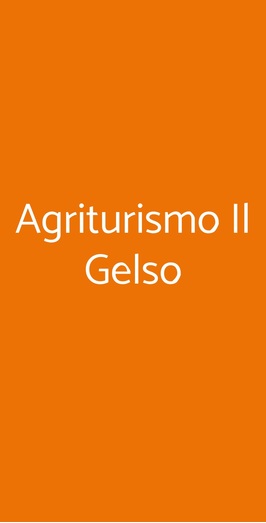 Agriturismo Il Gelso, Montalbano Elicona