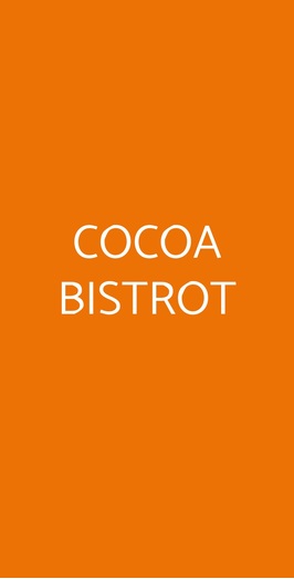 Cocoa Bistrot, Bologna