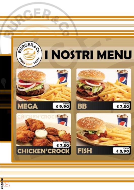 Burger and Co Cologno Monzese menù 1 pagina