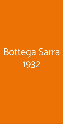 Bottega Sarra 1932, Terracina