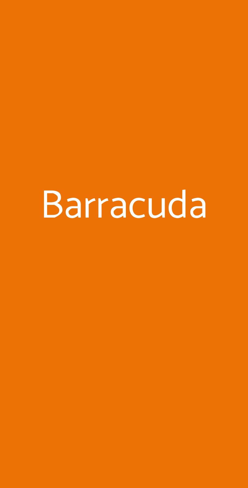 Barracuda Rimini menù 1 pagina