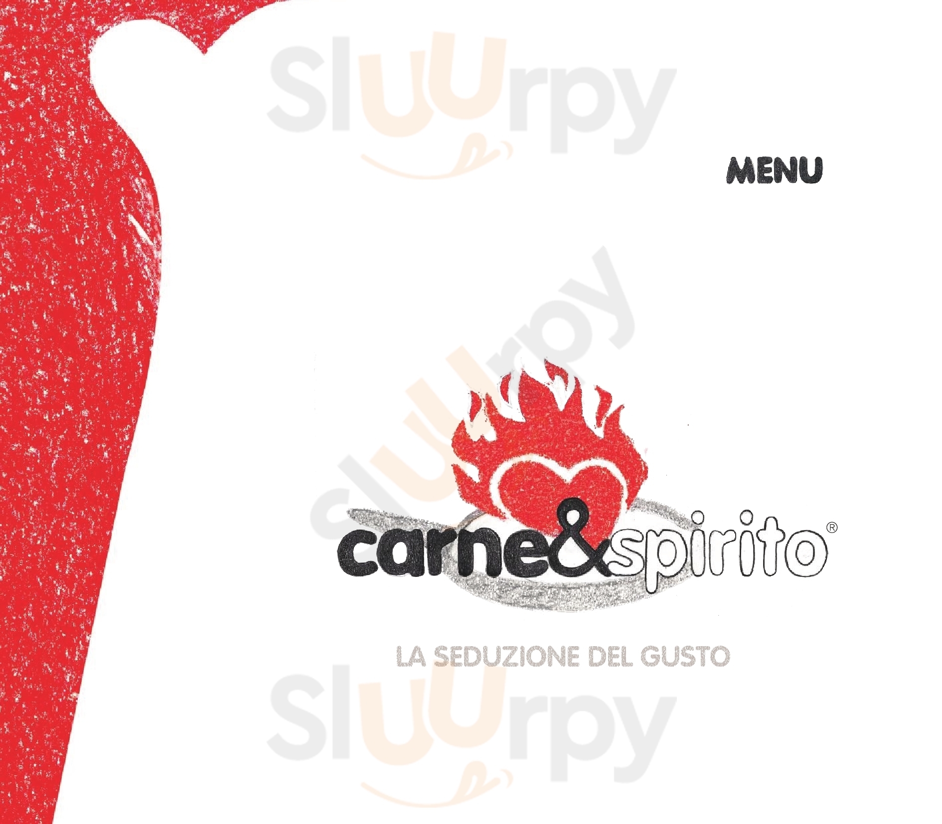 Carne & Spirito Brescia menù 1 pagina
