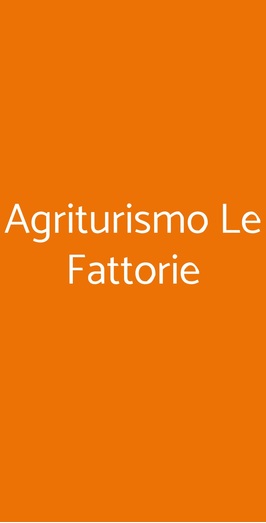 Agriturismo Le Fattorie, Cazzago San martino