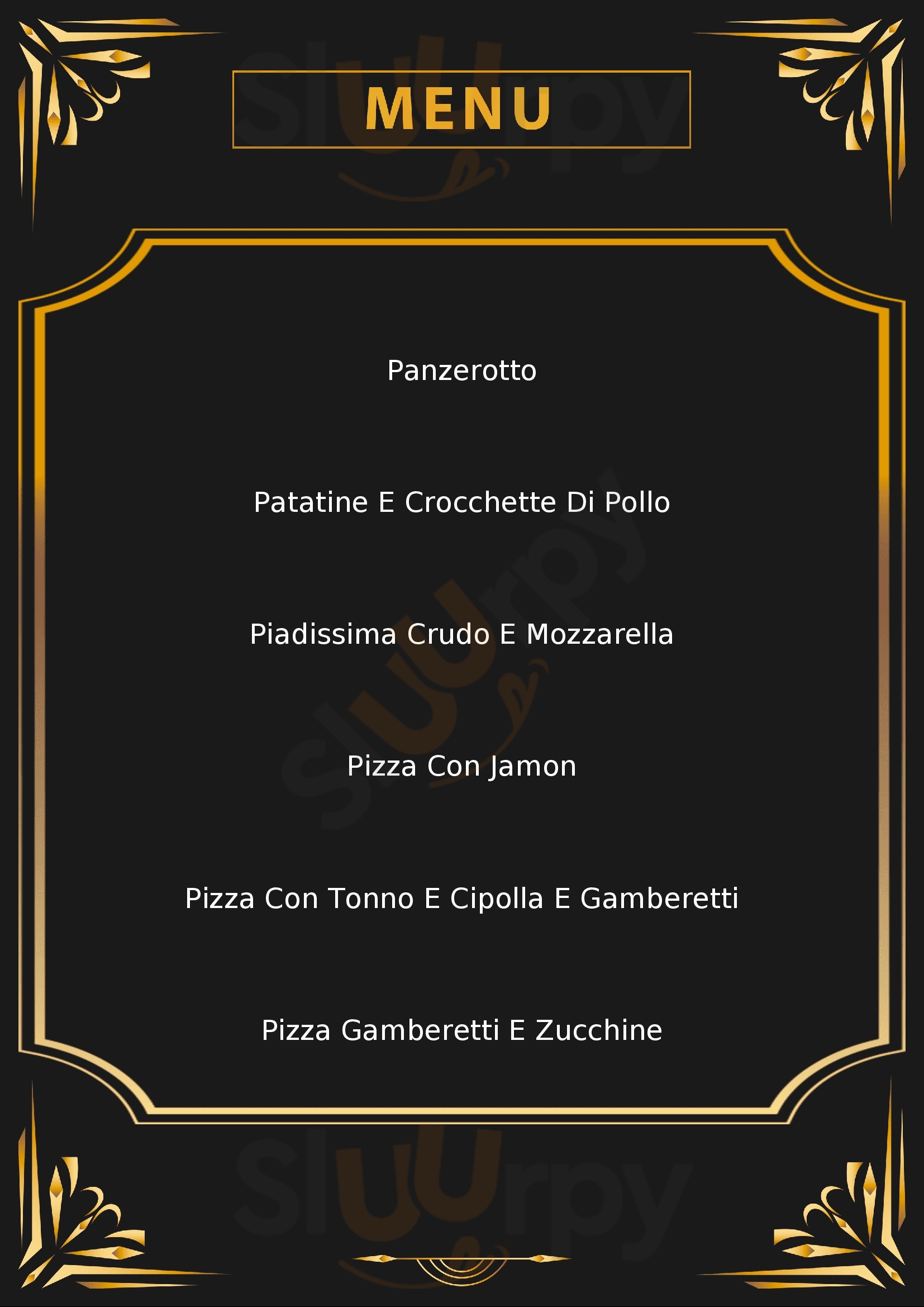 Central Park Pizzeria Piadineria Darfo Boario Terme menù 1 pagina