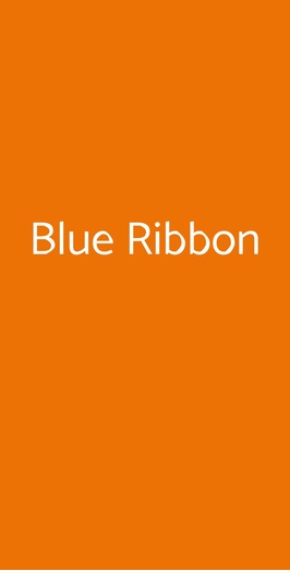 Blue Ribbon, Modena