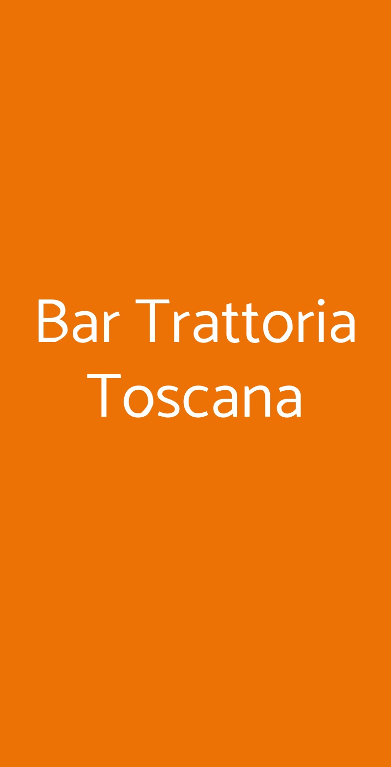 Bar Trattoria Toscana Brescia menù 1 pagina