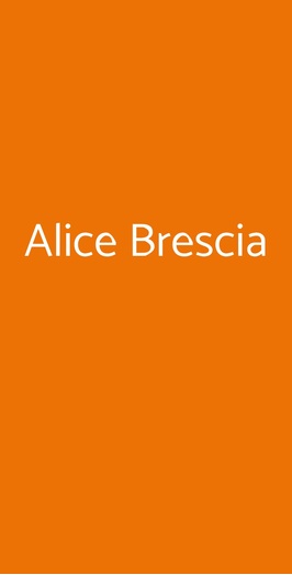 Alice Brescia, Brescia