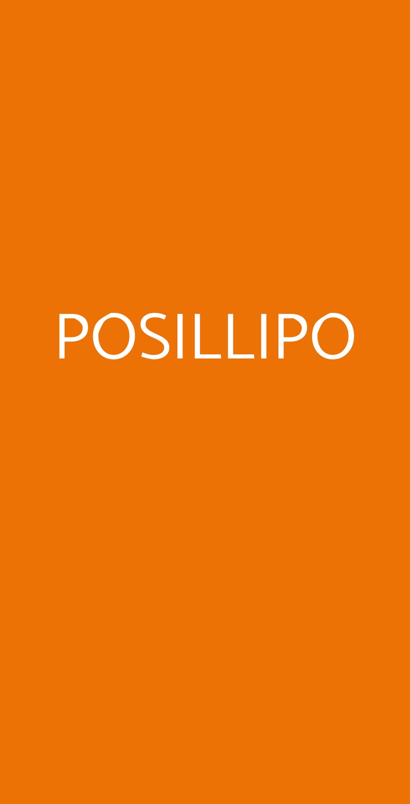 POSILLIPO Bologna menù 1 pagina