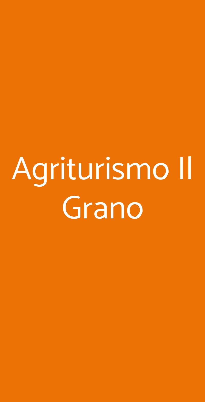 Agriturismo Il Grano Muscoline menù 1 pagina