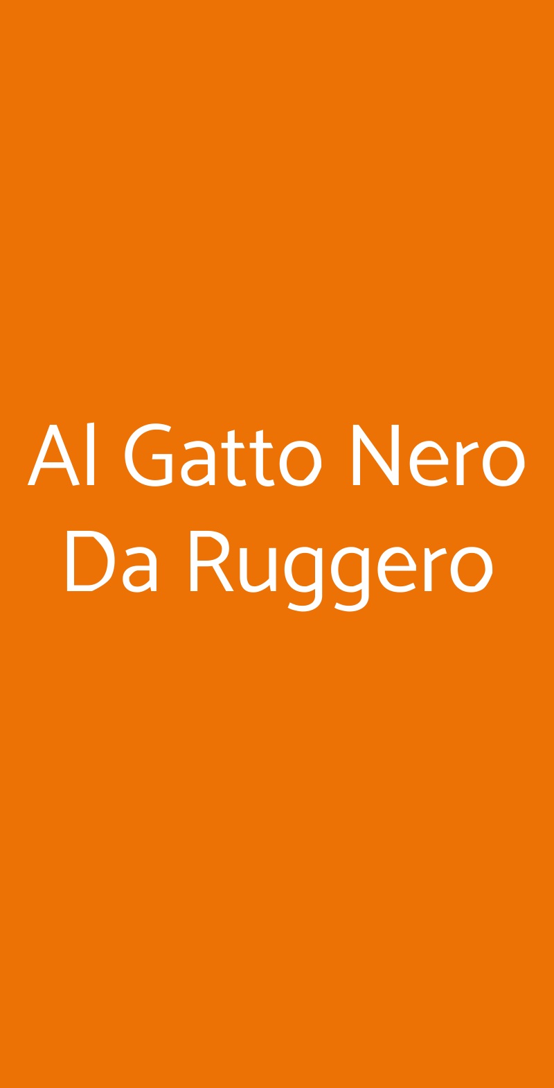 Al Gatto Nero Da Ruggero Venezia menù 1 pagina
