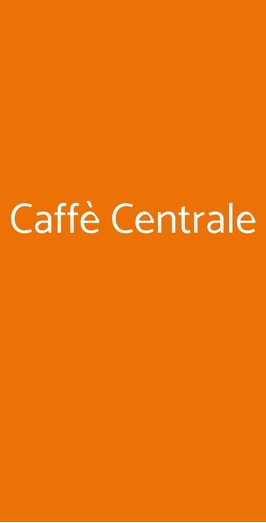 Caffè Centrale, Venezia