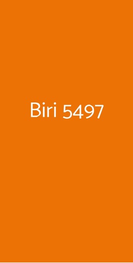 Biri 5497, Mestre
