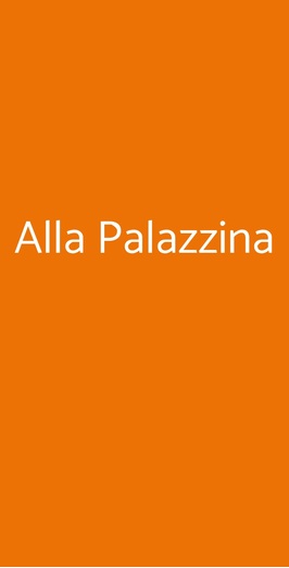 Alla Palazzina, Venezia