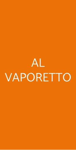 Al Vaporetto, Venezia