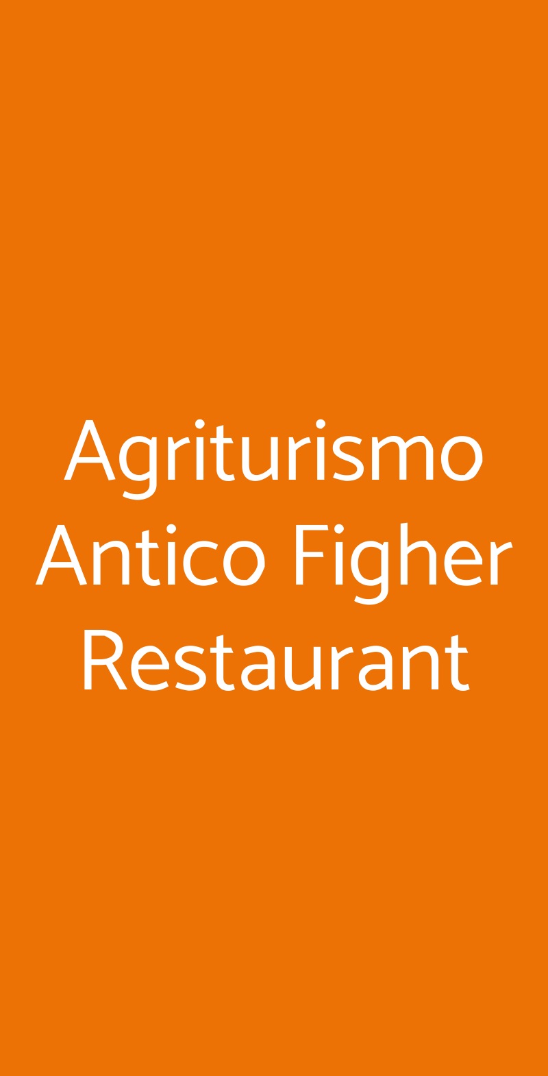 Agriturismo Antico Figher Restaurant Musile di Piave menù 1 pagina