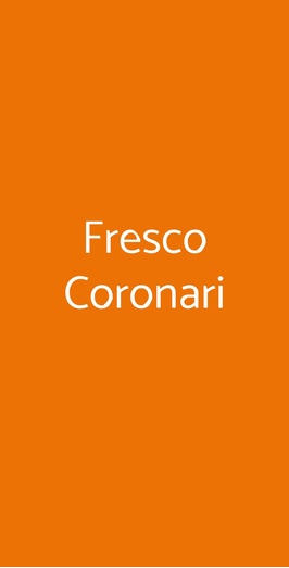 Fresco Coronari, Roma