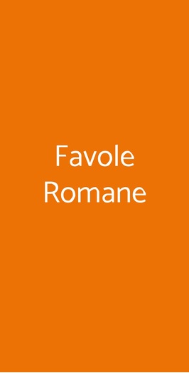 Favole Romane
