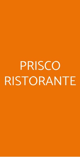 Prisco Ristorante, Roma