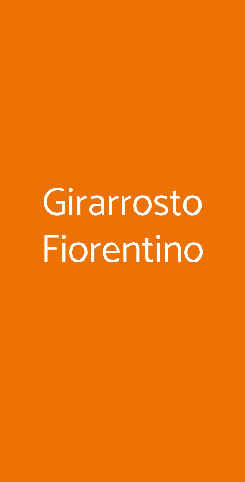 Girarrosto Fiorentino Roma menù 1 pagina