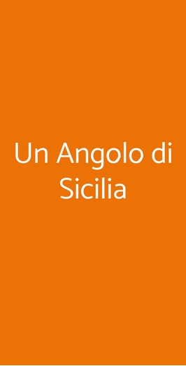 Un Angolo Di Sicilia, Roma