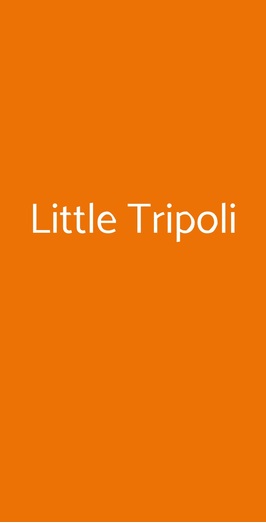 Little Tripoli, Roma