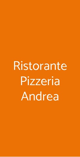 Ristorante Pizzeria Andrea, Roma