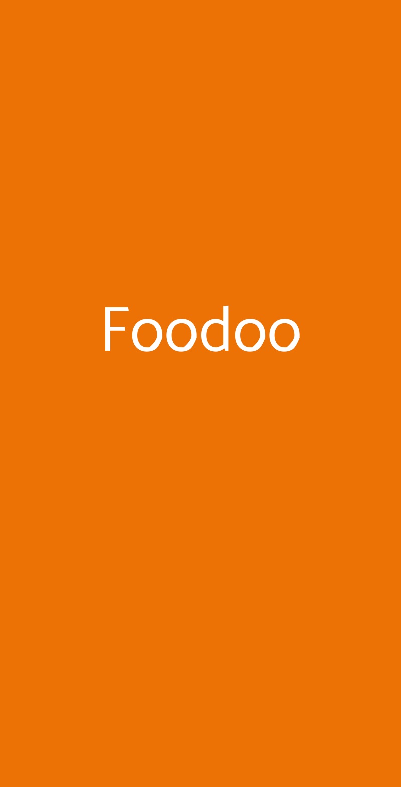 Foodoo Roma menù 1 pagina