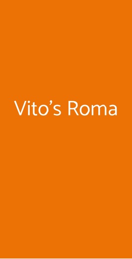 Vito's Roma
